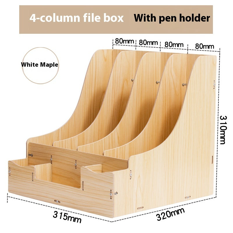 Desk Surface Panel Organizer with Storage Drawer