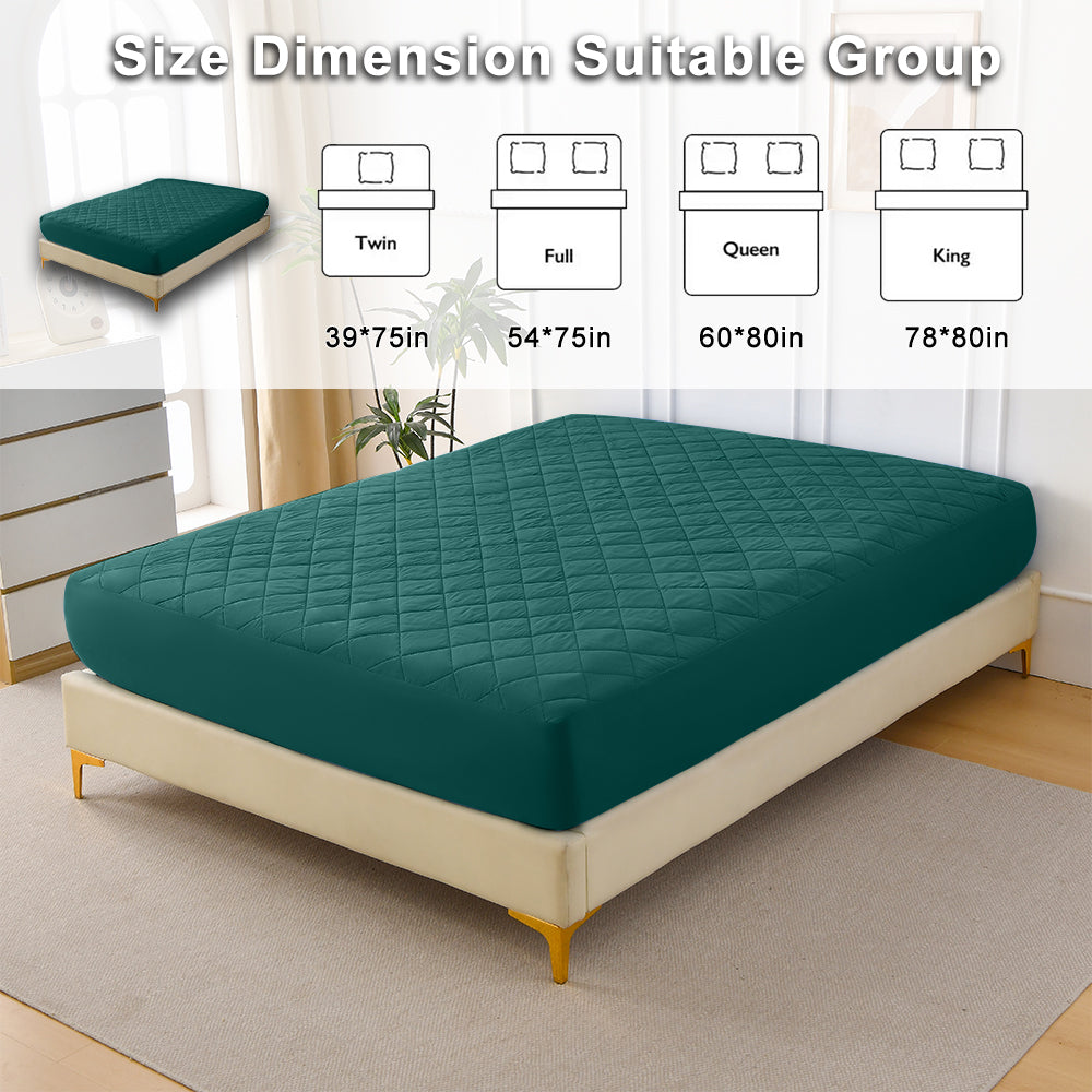 Diamond Grid Ultrasonic Waterproof Mattress Protector
