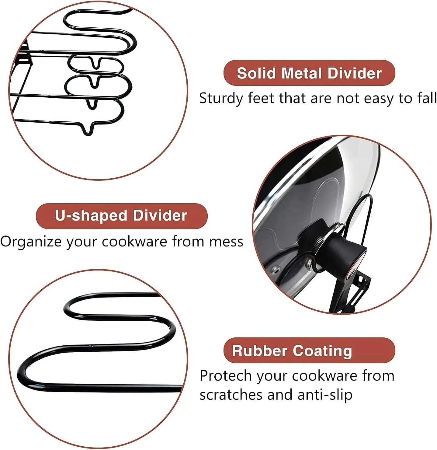 2-Piece Kitchen Organizer & Dish Drying Rack Set