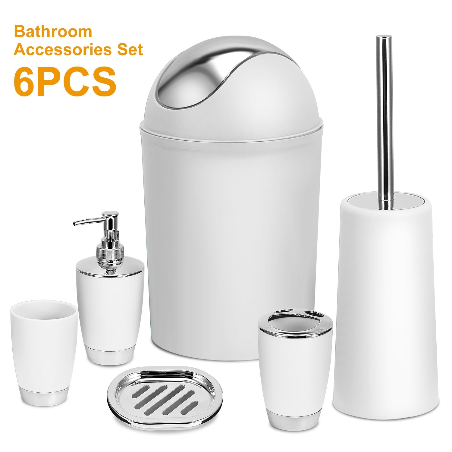 6-Piece Bathroom Accessories Set