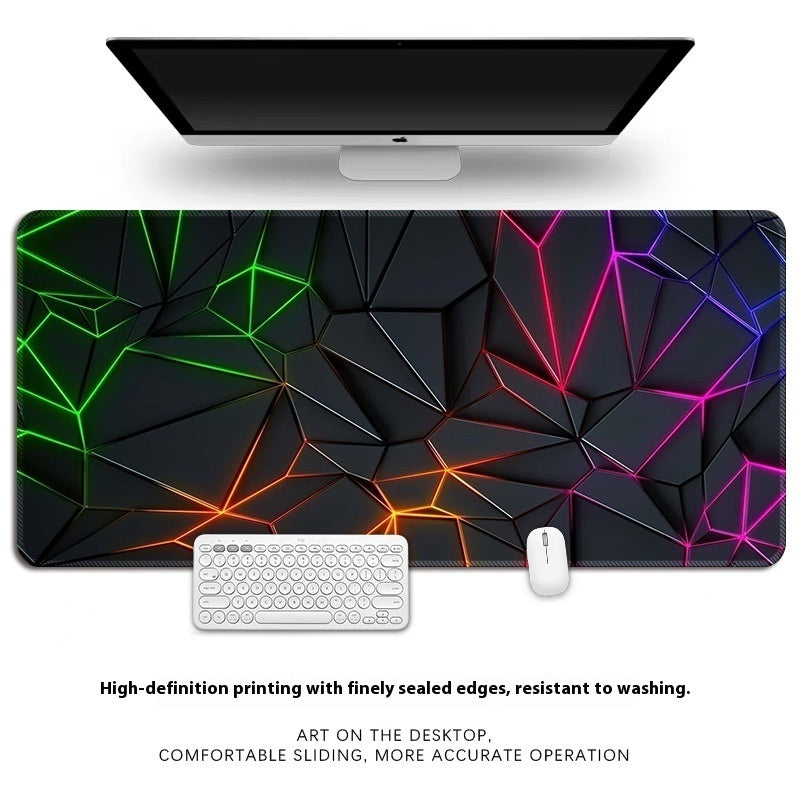 Thickened Overlock Desk & Keyboard Mat