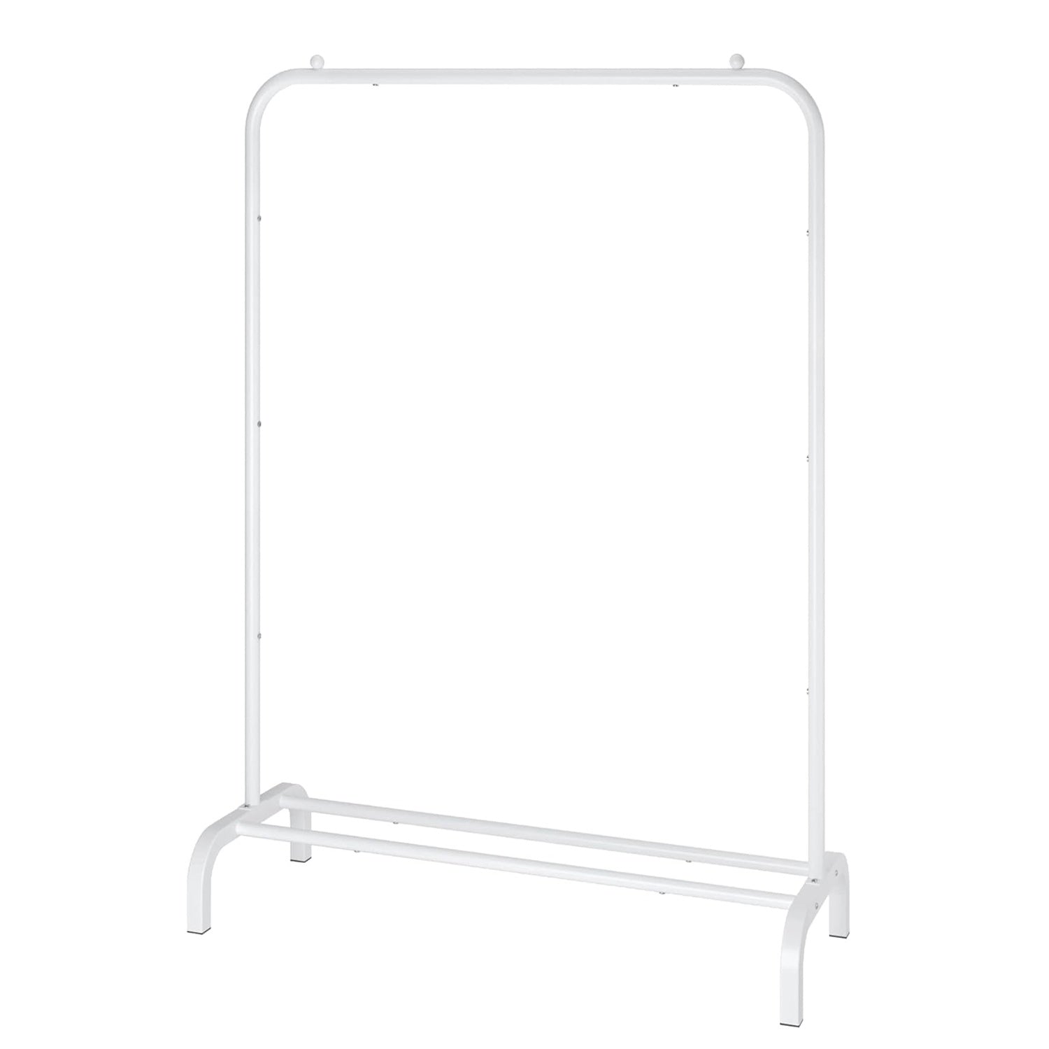 Freestanding Clothing Rack with Bottom Shelf